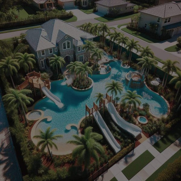 Est-il possible de séjourner dans une résidence avec un parc aquatique privé pour les enfants en Floride?
